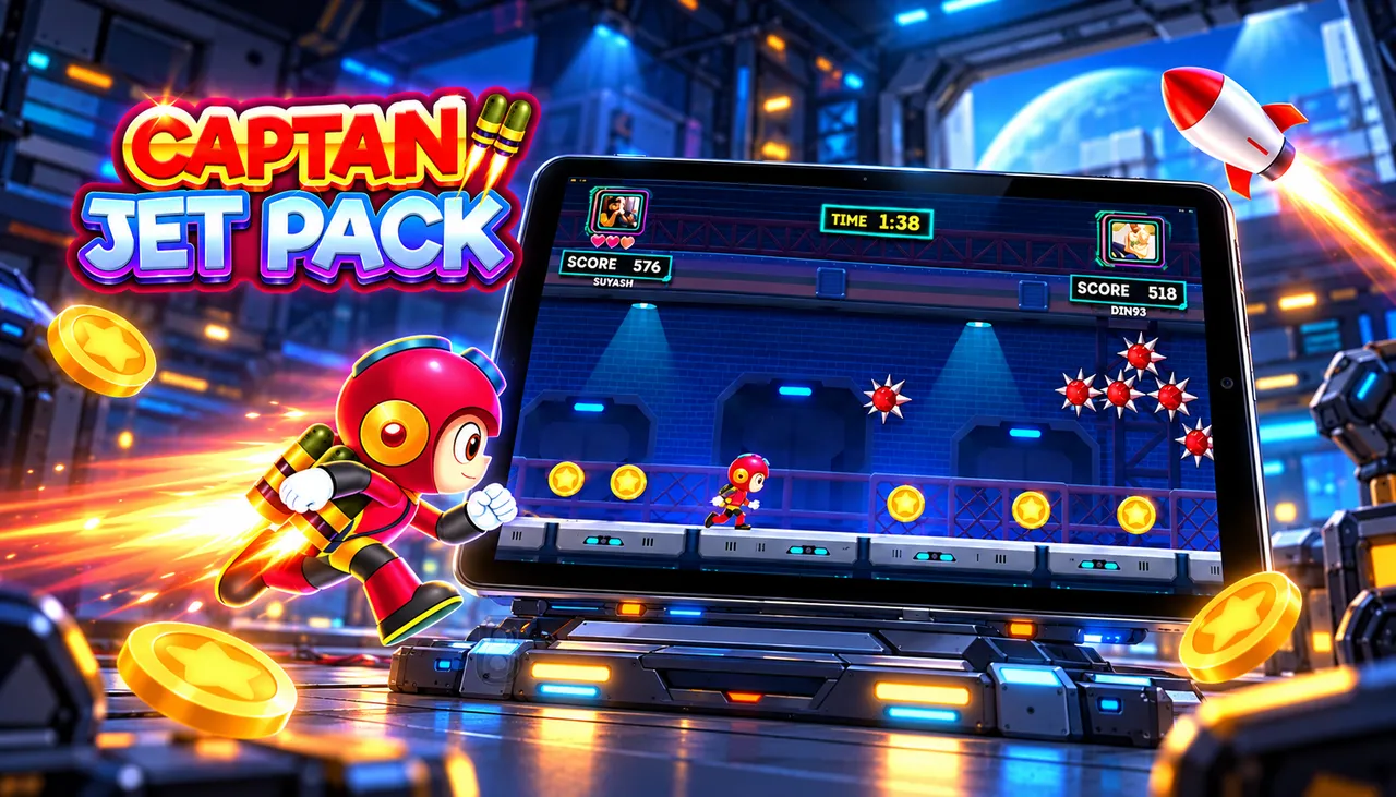 CaptainJetPack gameplay screenshot