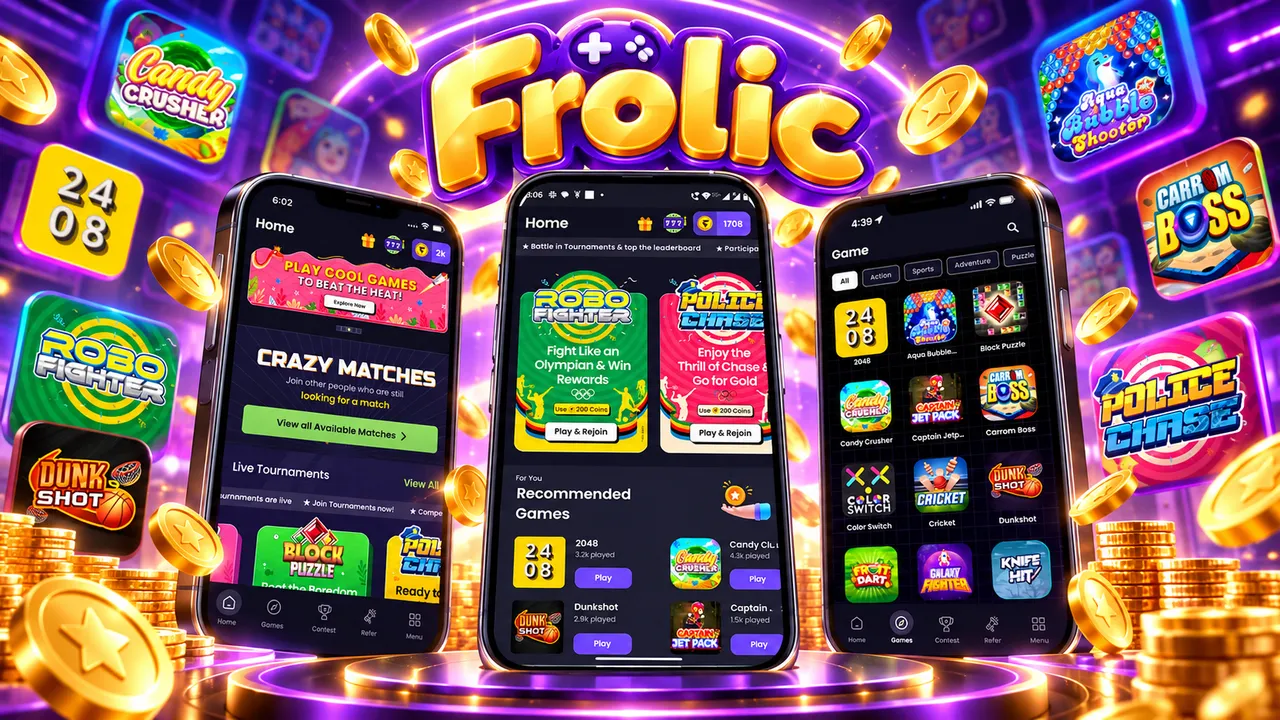 Frolic app screenshot
