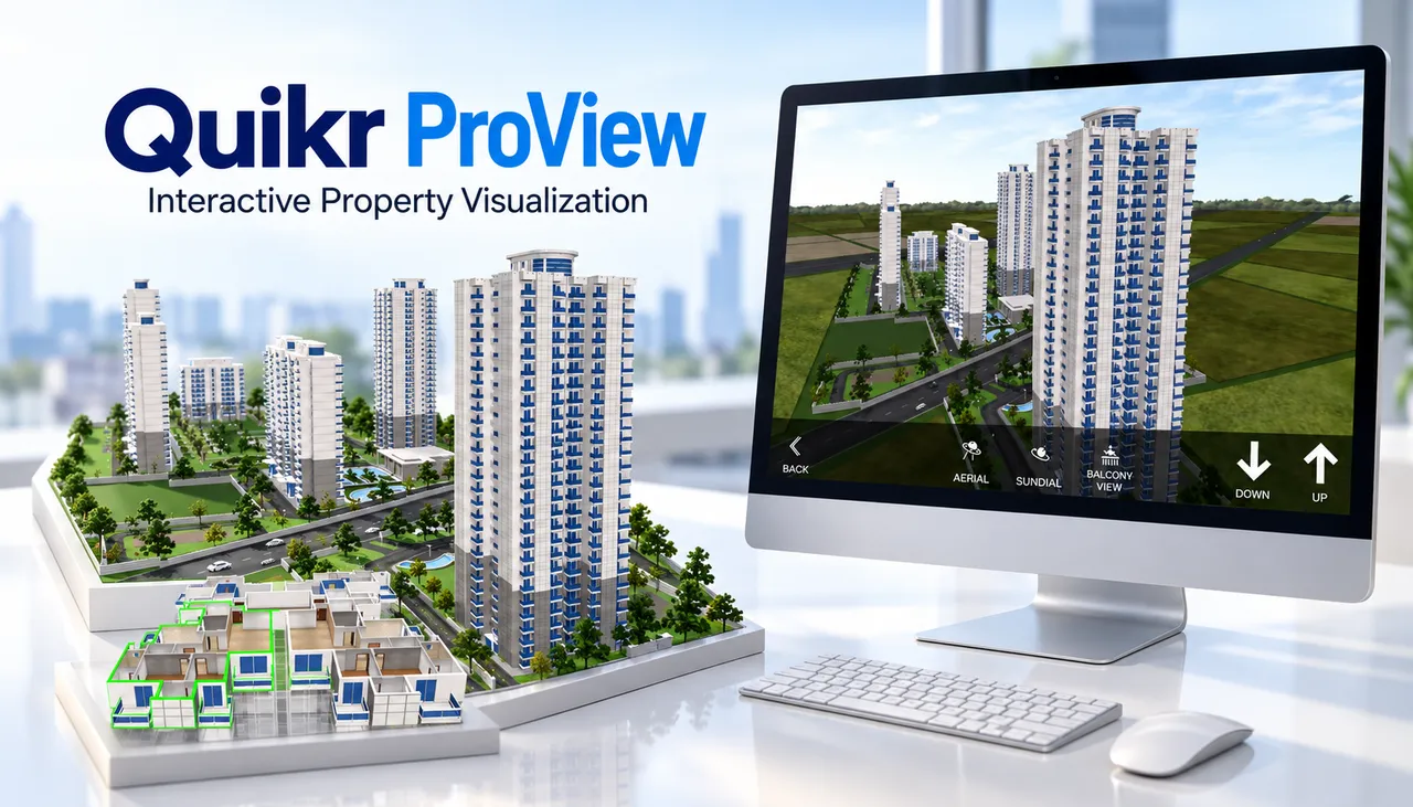 Quikr ProView interactive property visualization